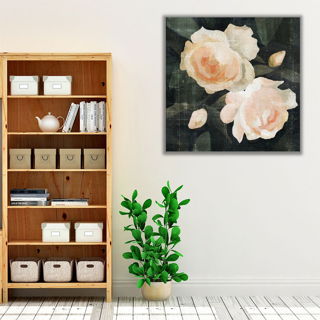 Soft Garden Roses I - Canvas Print Wall Art