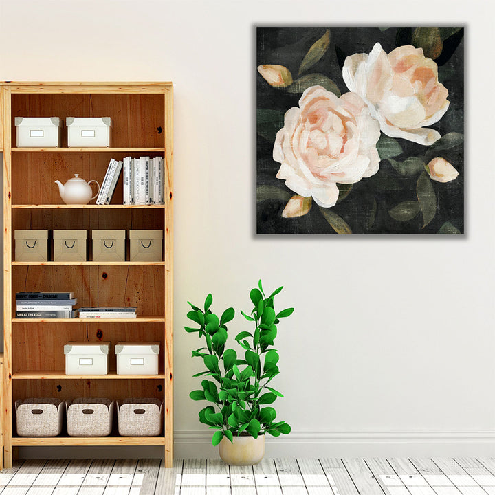 Soft Garden Roses II - Canvas Print Wall Art