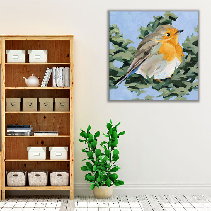 Painterly Bird I - Canvas Print Wall Art