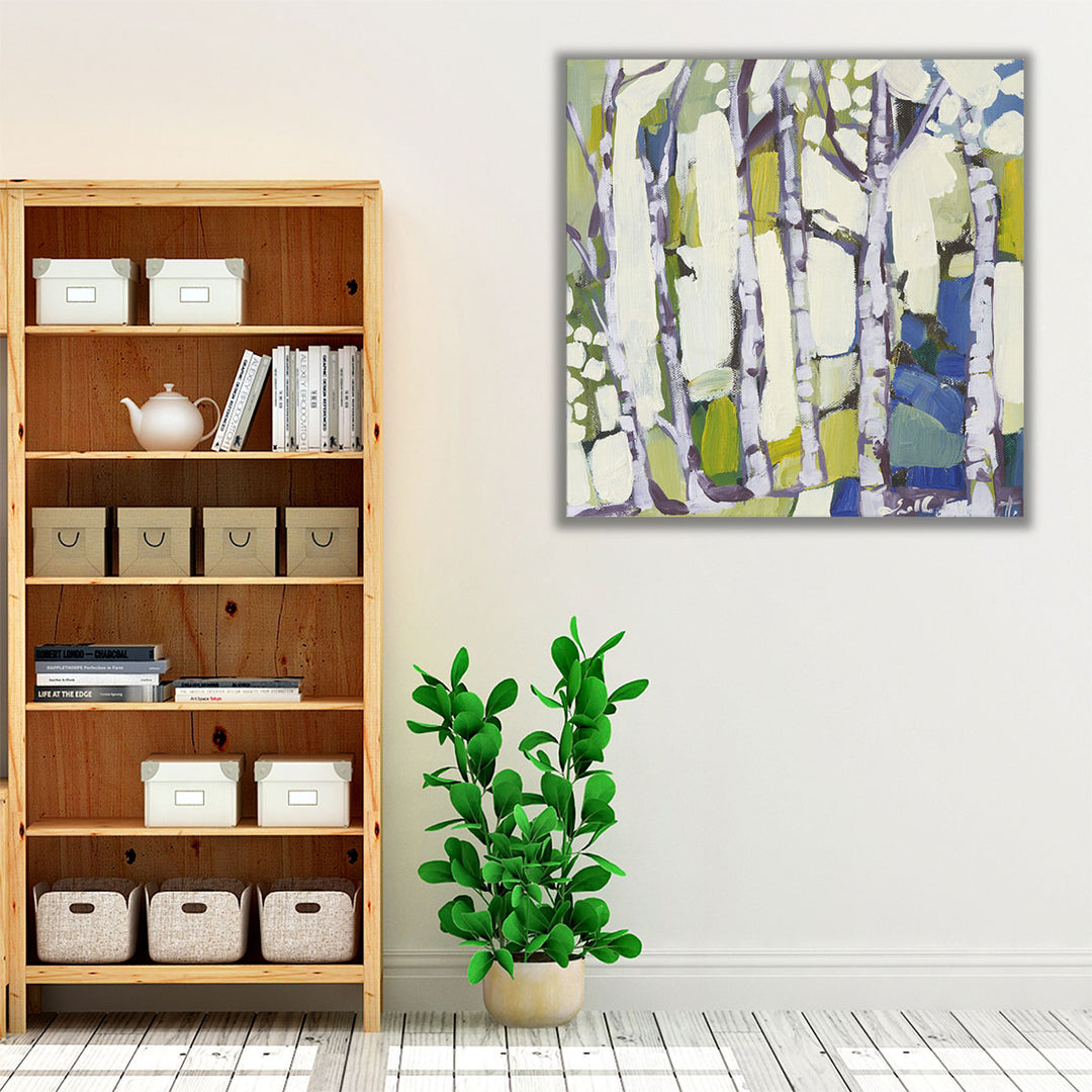 Birch in Summer I - Canvas Print Wall Art