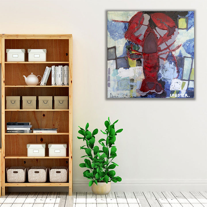 Brilliant Maine Lobster I - Canvas Print Wall Art