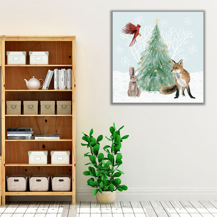 Christmas In The Forest I - Canvas Print Wall Art