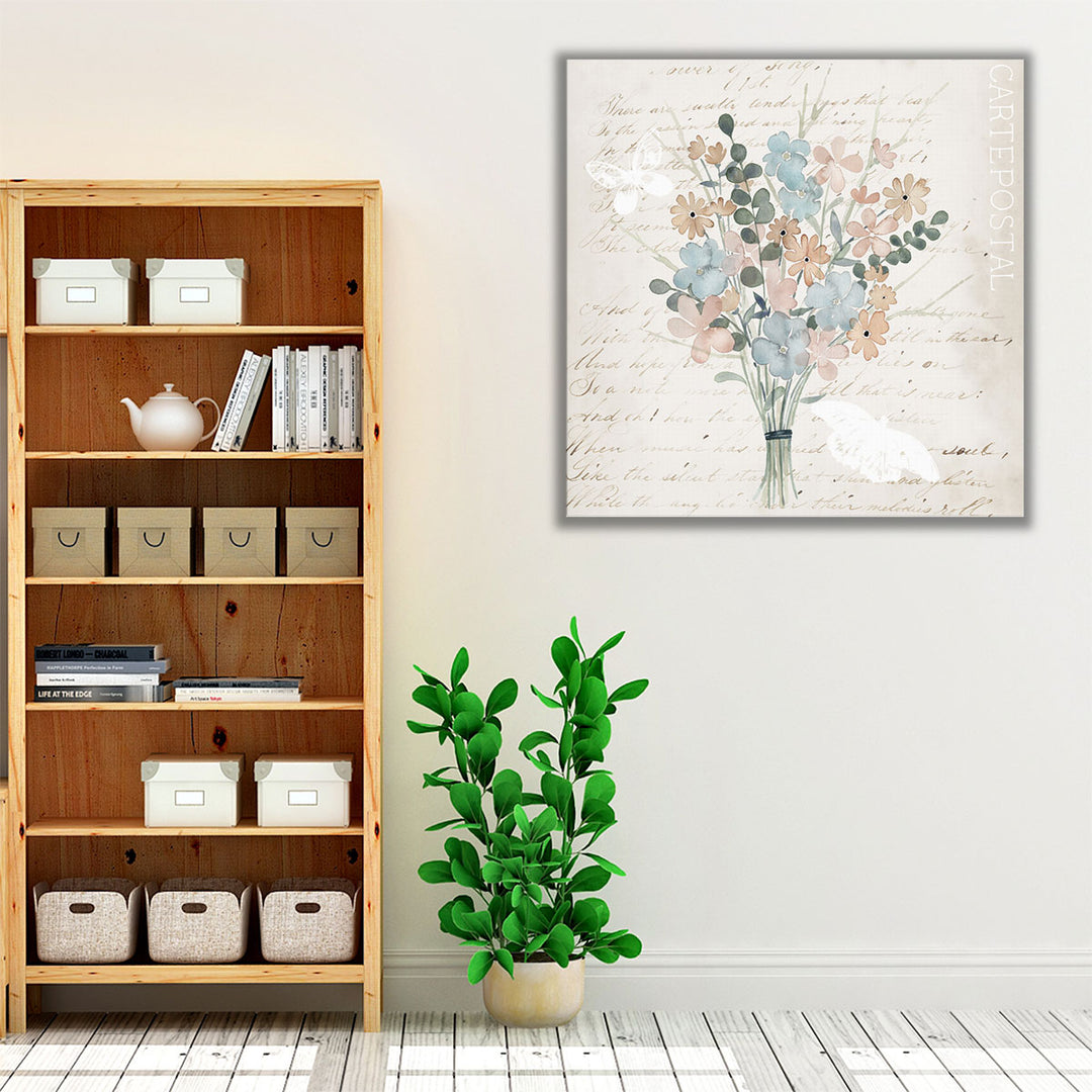 Fleurs Pastel I - Canvas Print Wall Art