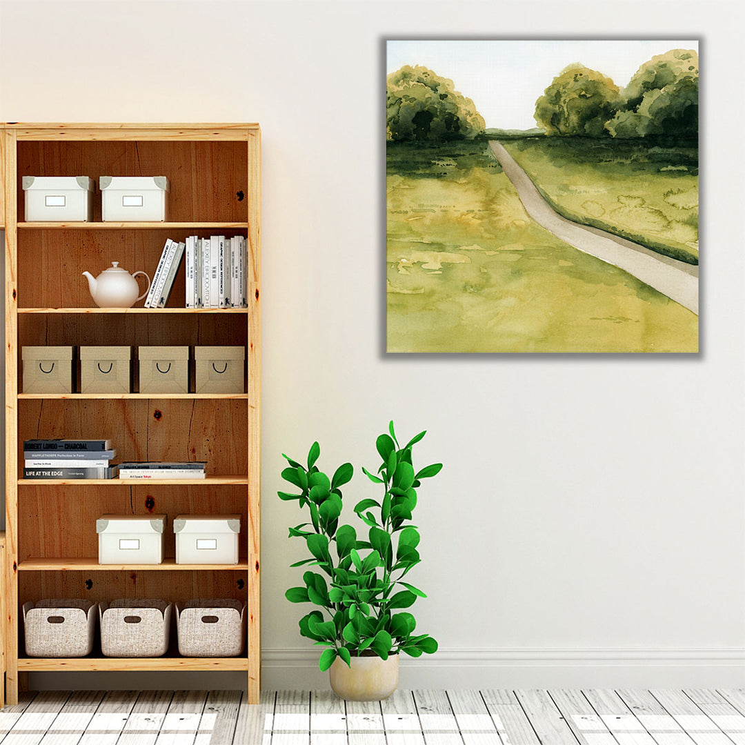 Golden Walk II - Canvas Print Wall Art