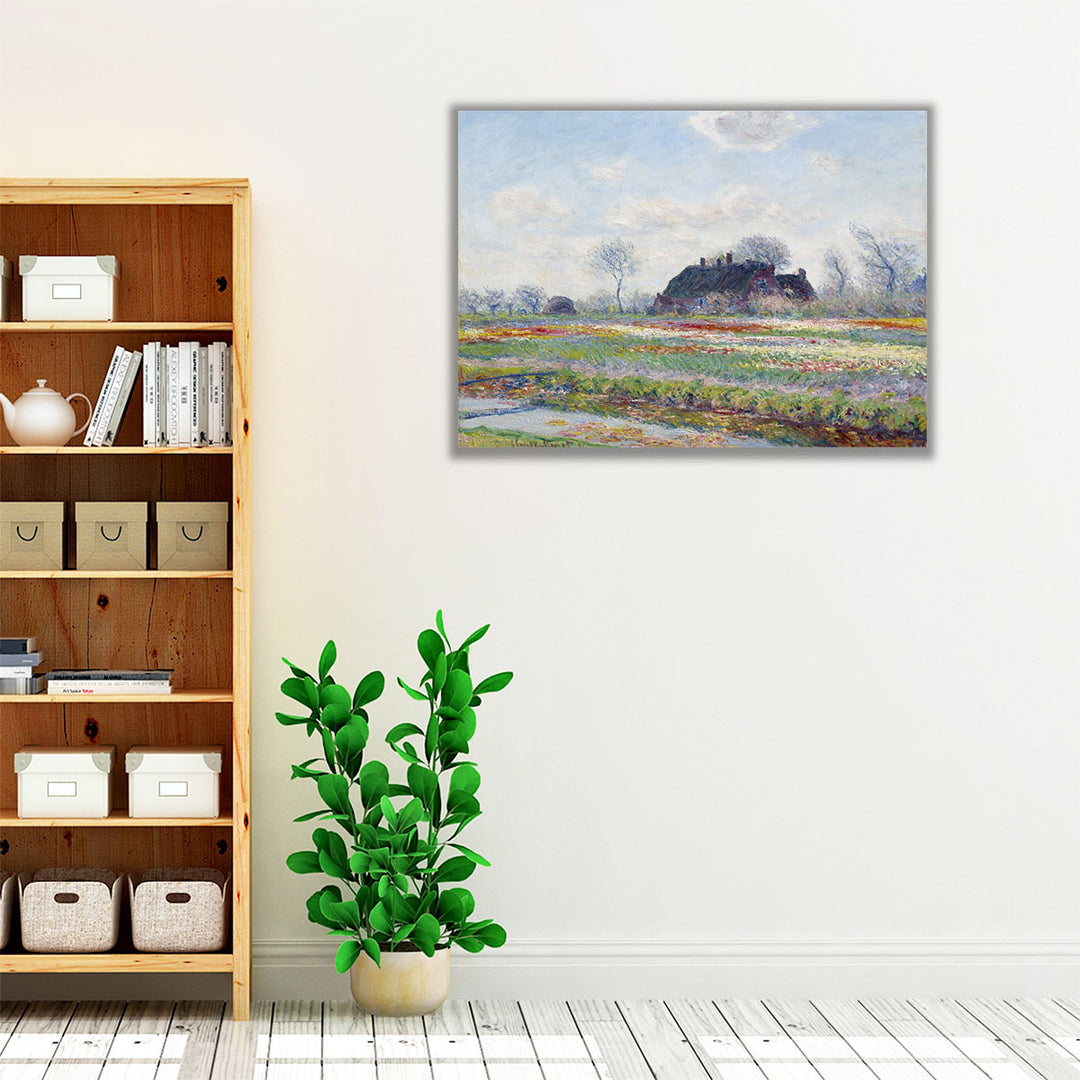 Tulip Fields at Sassenheim, 1886 - Canvas Print Wall Art