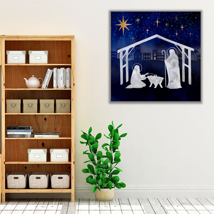 Midnight Star Of Bethlehem I - Canvas Print Wall Art