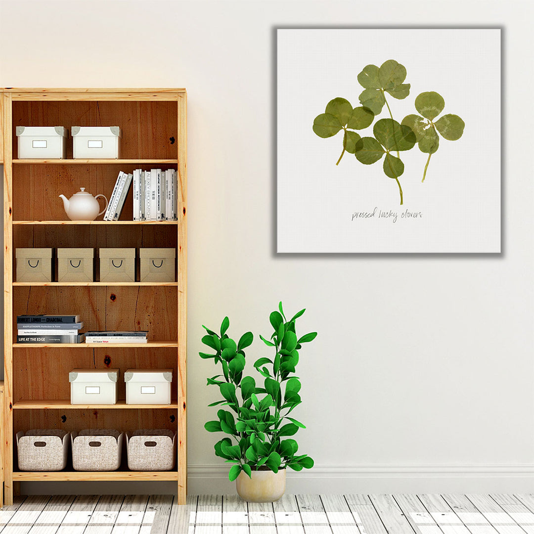 Pressed Clover I - Canvas Print Wall Art