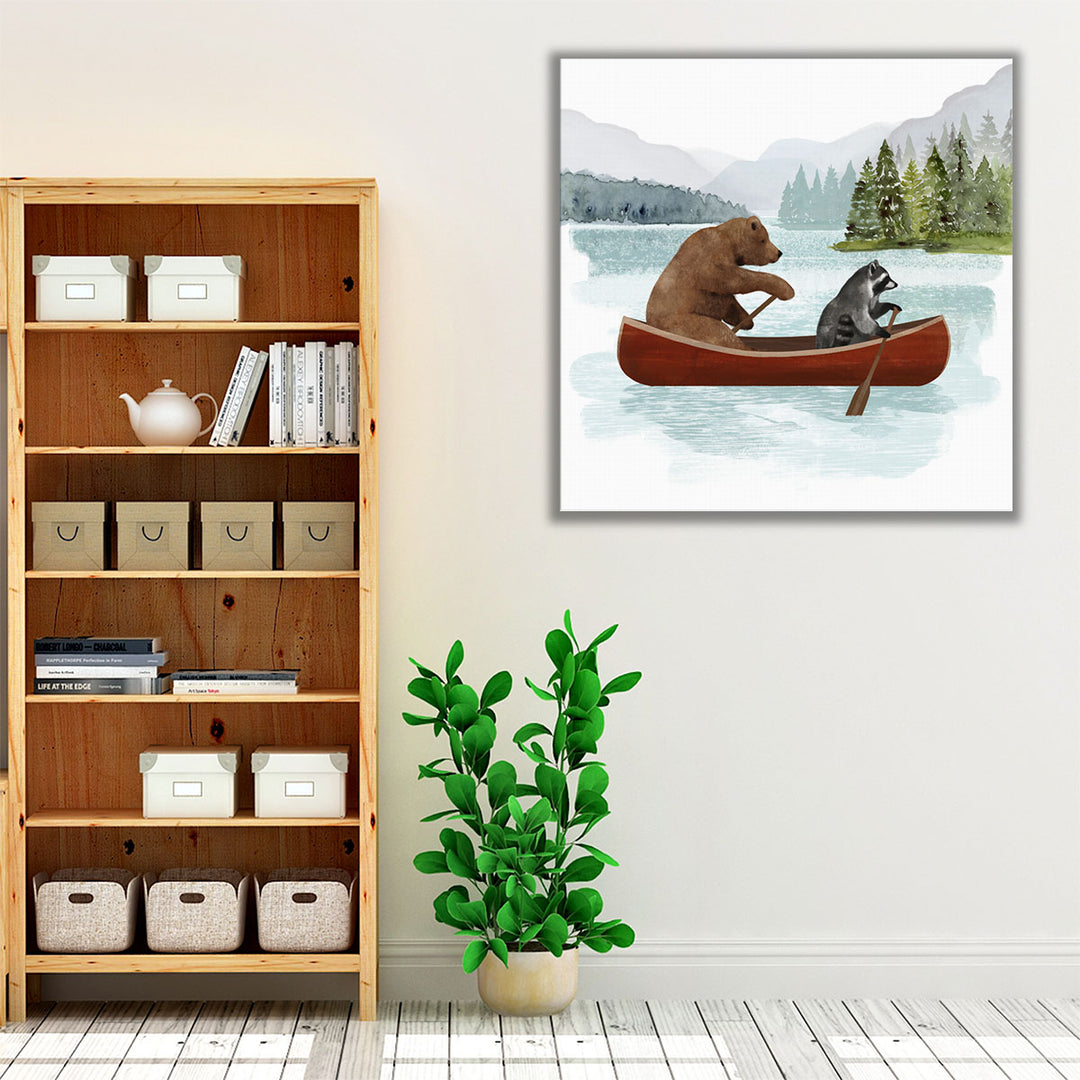 Canoe Trip I - Canvas Print Wall Art