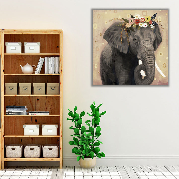 Klimt Elephant I - Canvas Print Wall Art