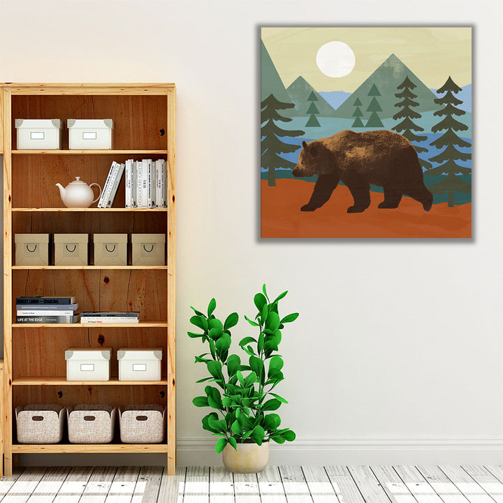 Trailside Animals I - Canvas Print Wall Art