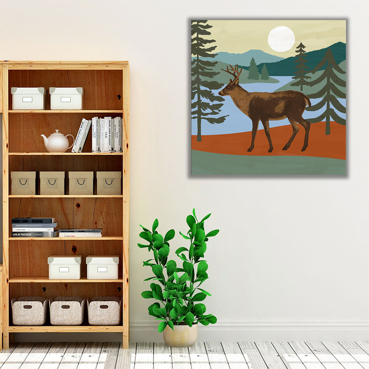 Trailside Animals IV - Canvas Print Wall Art