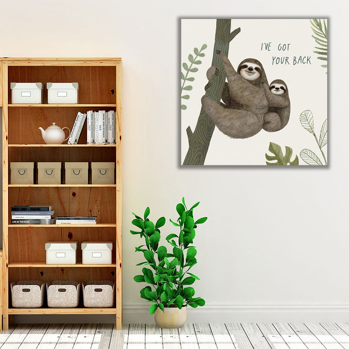 Sloth Sayings III - Canvas Print Wall Art