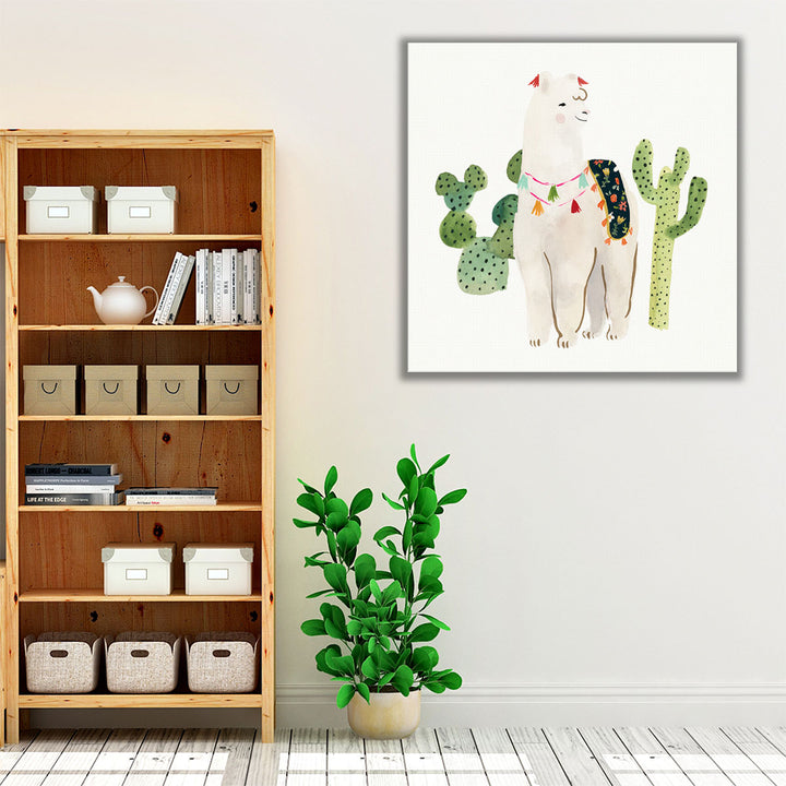 Sweet Alpaca I - Canvas Print Wall Art