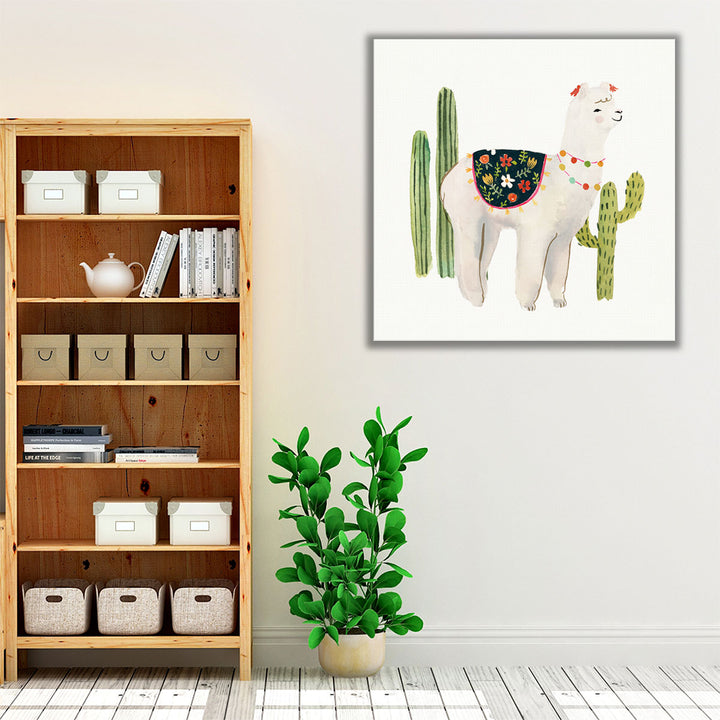 Sweet Alpaca III - Canvas Print Wall Art