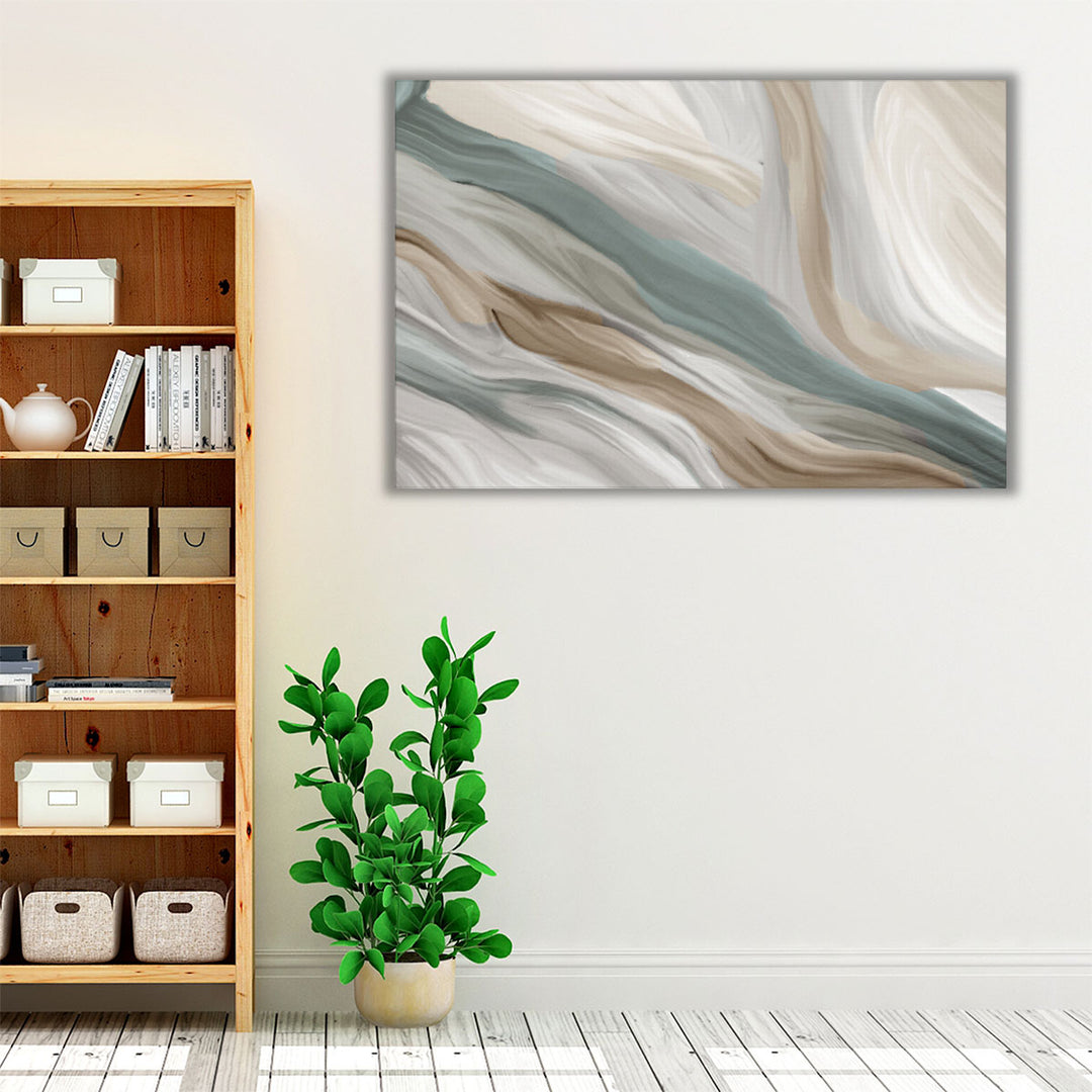 Soft Layers - Canvas Print Wall Art