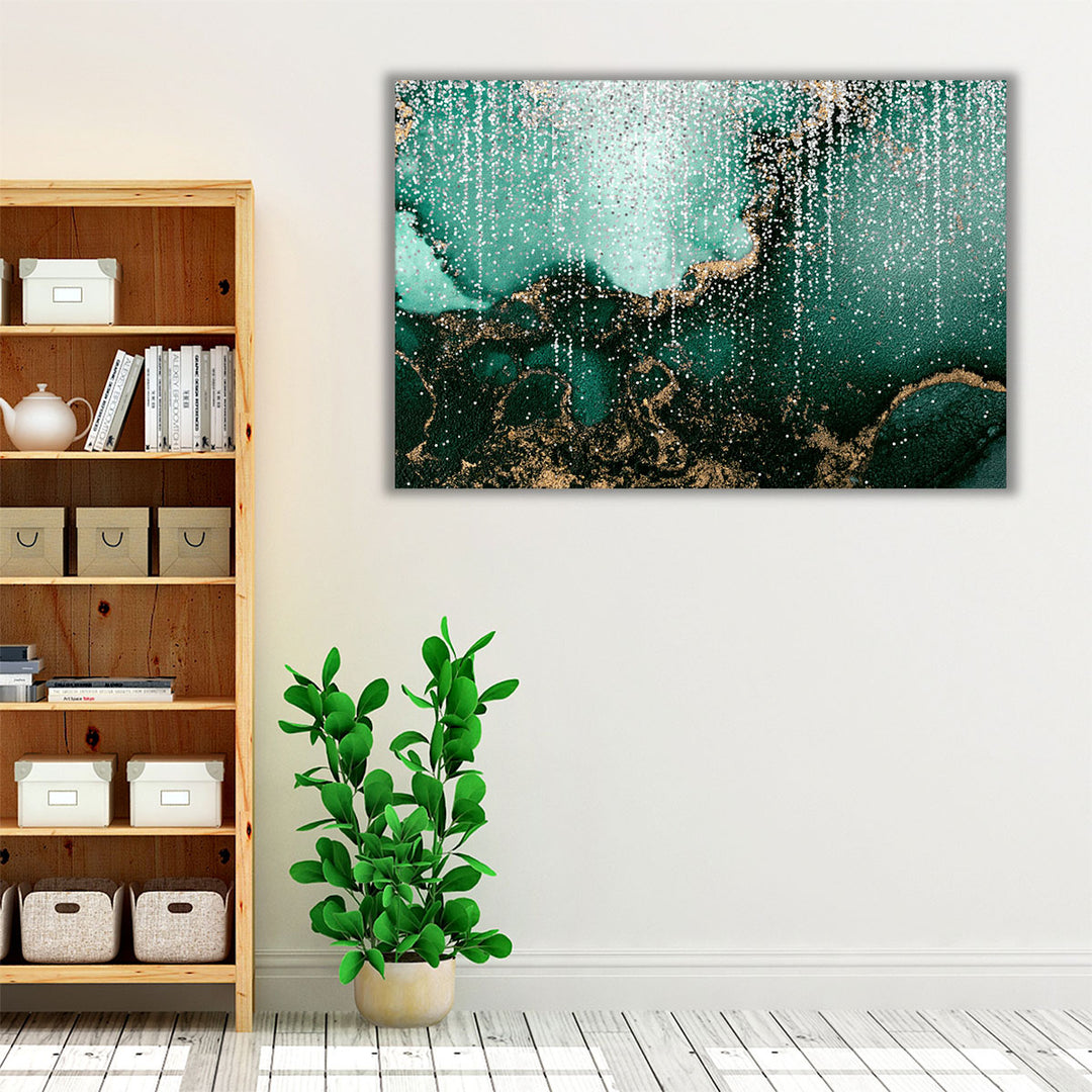 Emerald Marble - Canvas Print Wall Art