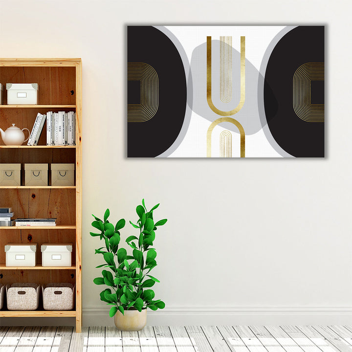 Mid Century Modern Luxe 2 - Canvas Print Wall Art