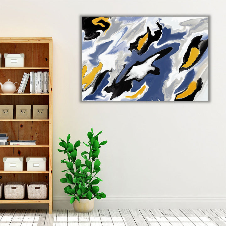 Whimsical Whales - Canvas Print Wall Art