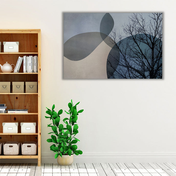 Blue Tree 3 - Canvas Print Wall Art