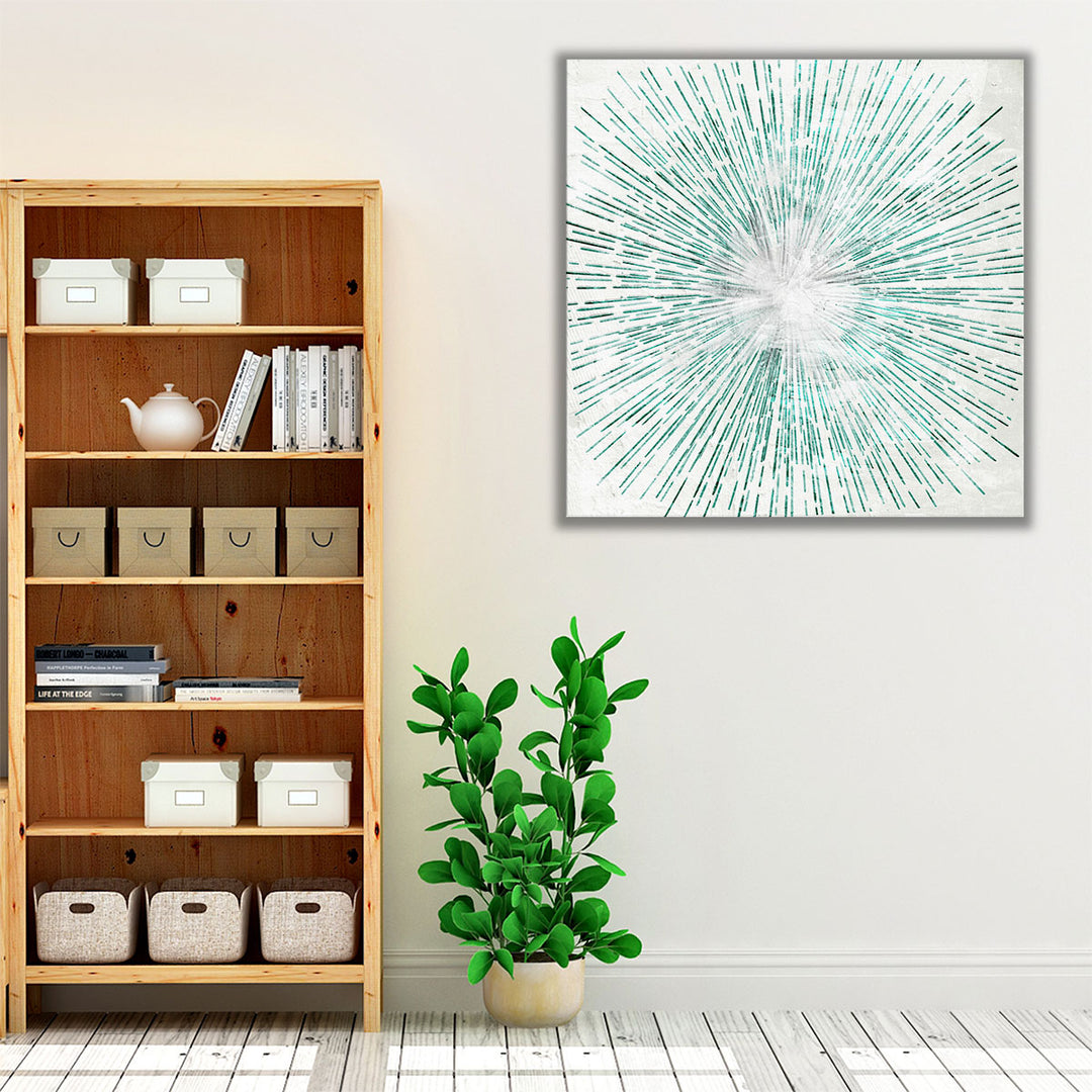 Emerald Burst - Canvas Print Wall Art