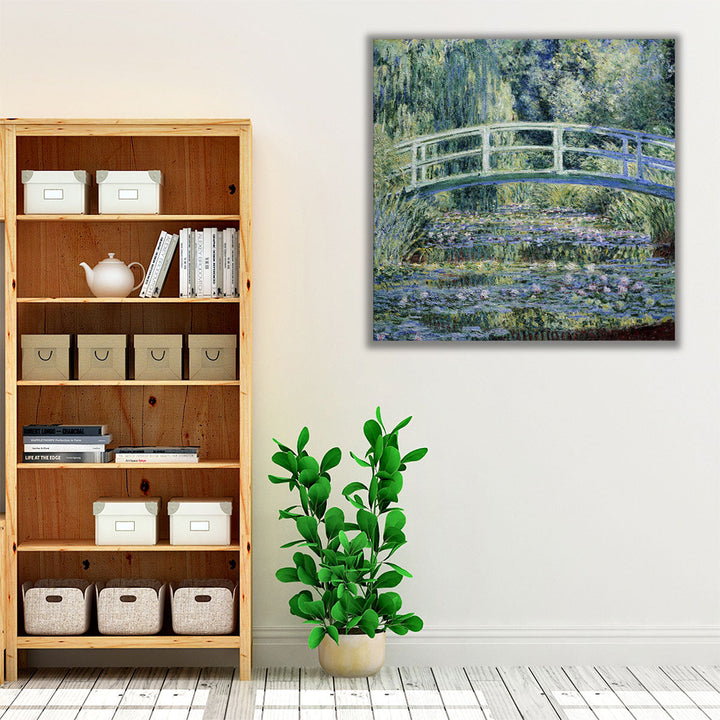 Water Lilies and Japanese Bridge, 1899 - Canvas Print Wall Art