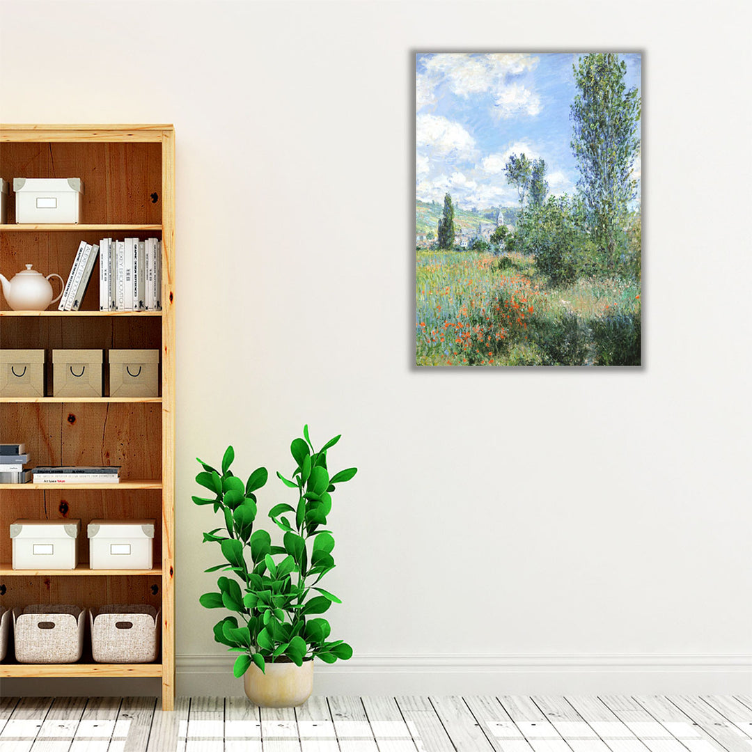 View of Vetheuil, 1880 - Canvas Print Wall Art