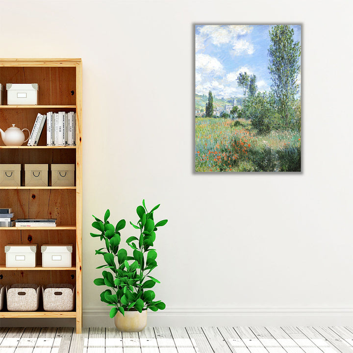 View of Vetheuil, 1880 - Canvas Print Wall Art