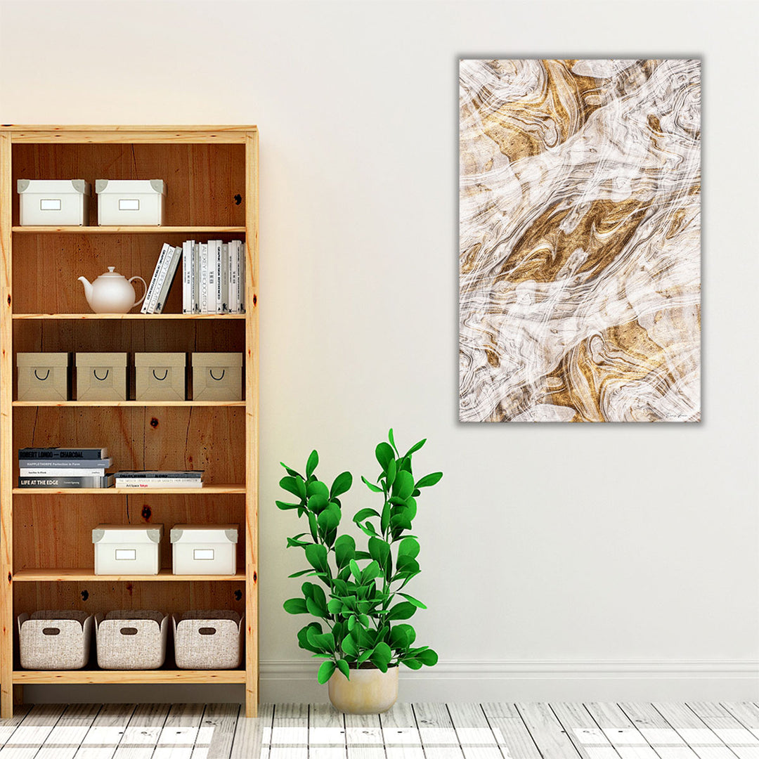 Organic Pour 2 - Canvas Print Wall Art