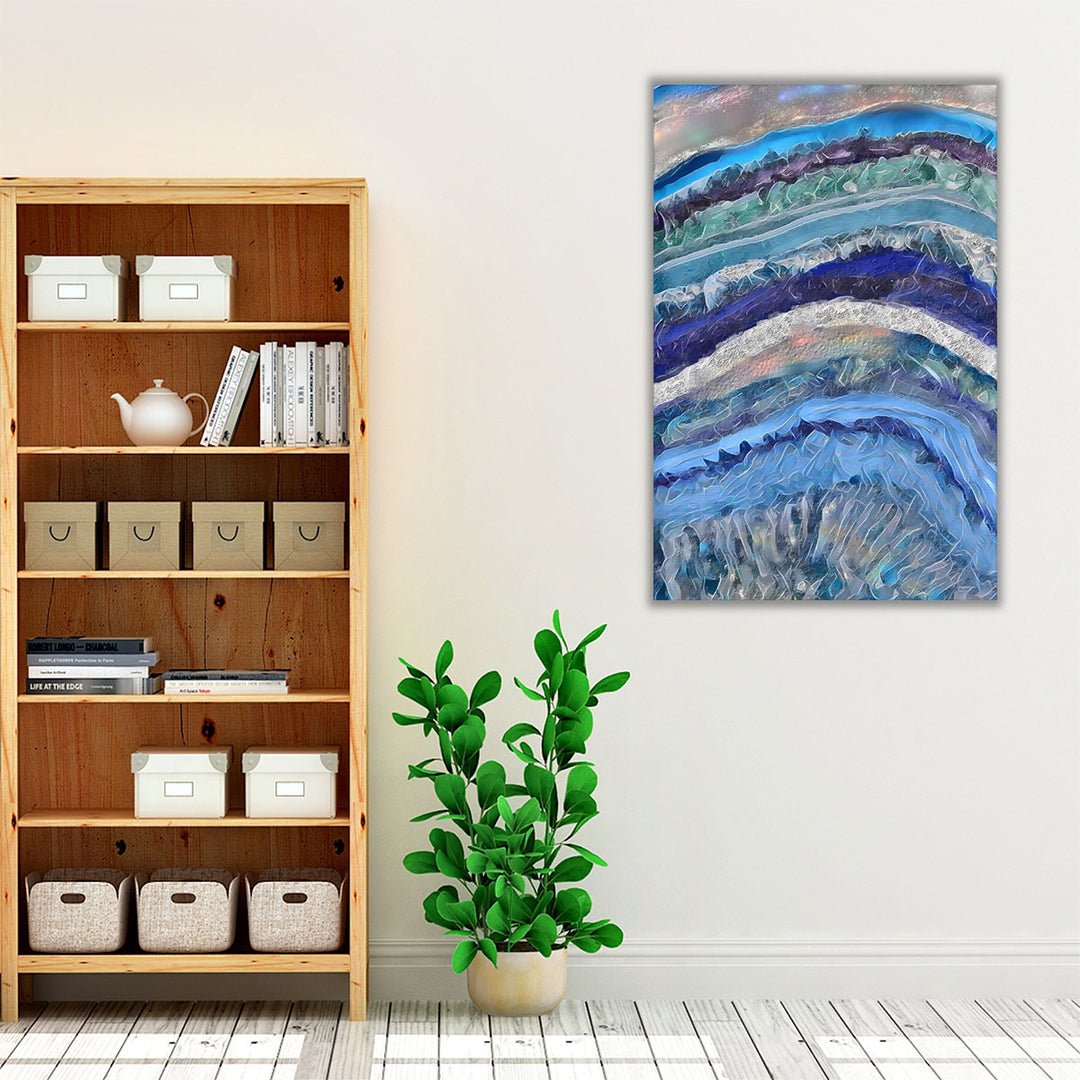 Artic Geode - Canvas Print Wall Art