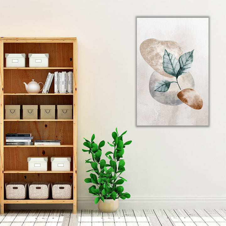 Stone Leaf 1 - Canvas Print Wall Art