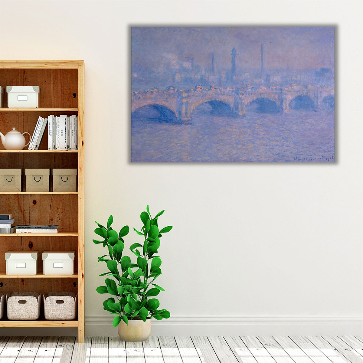 Waterloo Bridge, Sunlight Effect, 1903 Art Print | Claude Monet