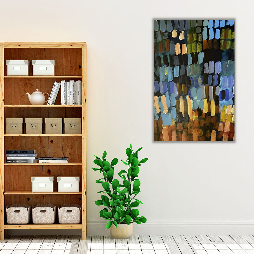 Color Strokes - Canvas Print Wall Art