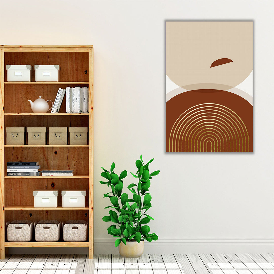 Mid Century Boho Minimalist 3 - Canvas Print Wall Art