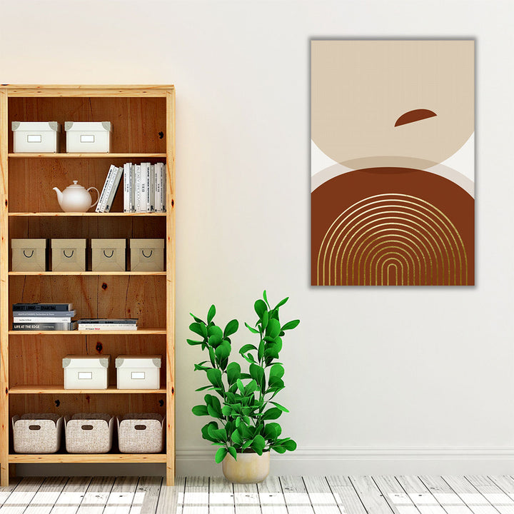 Mid Century Boho Minimalist 3 - Canvas Print Wall Art