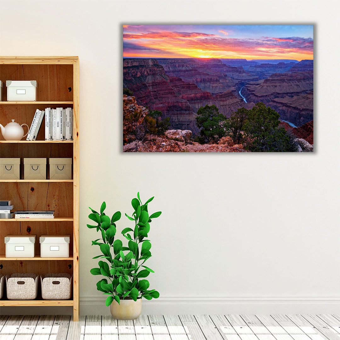 Canyon Sunset I - Canvas Print Wall Art