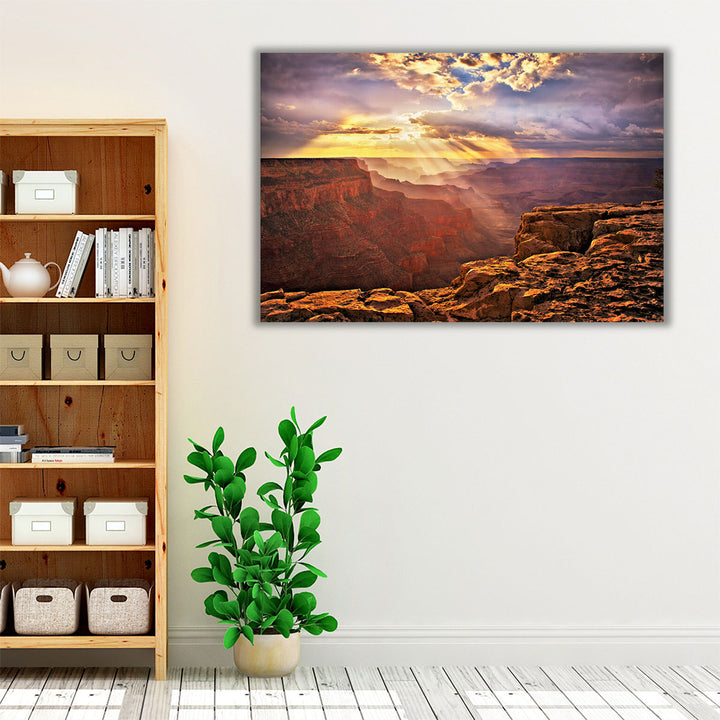 Canyon Sunset II - Canvas Print Wall Art