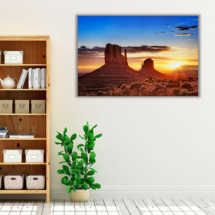 Canyon Sunset III - Canvas Print Wall Art