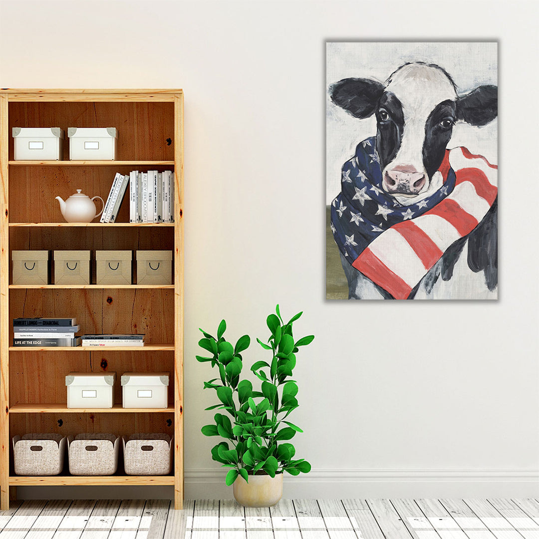 American Cow I - Canvas Print Wall Art