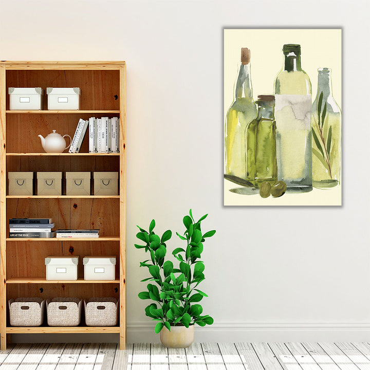 Olive Oil Set I - Canvas Print Wall Art