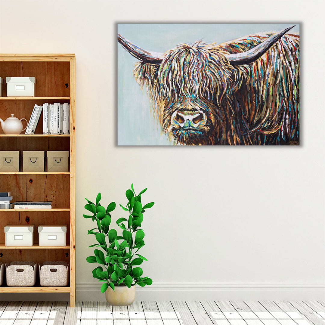 Woolly Highland I - Canvas Print Wall Art