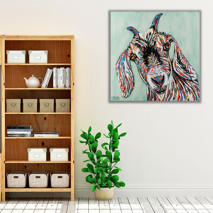 Funny Goat II - Canvas Print Wall Art