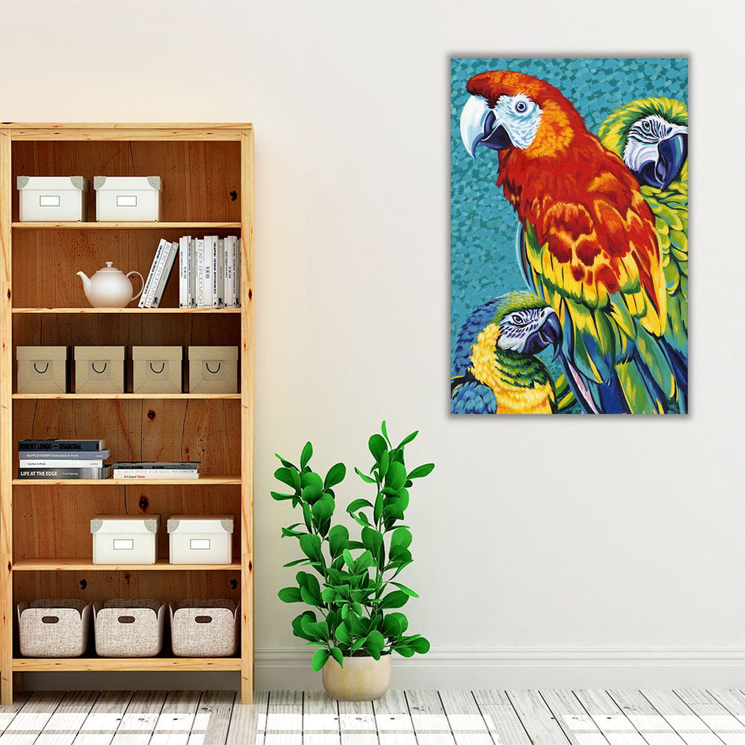 Birds In Paradise III - Canvas Print Wall Art