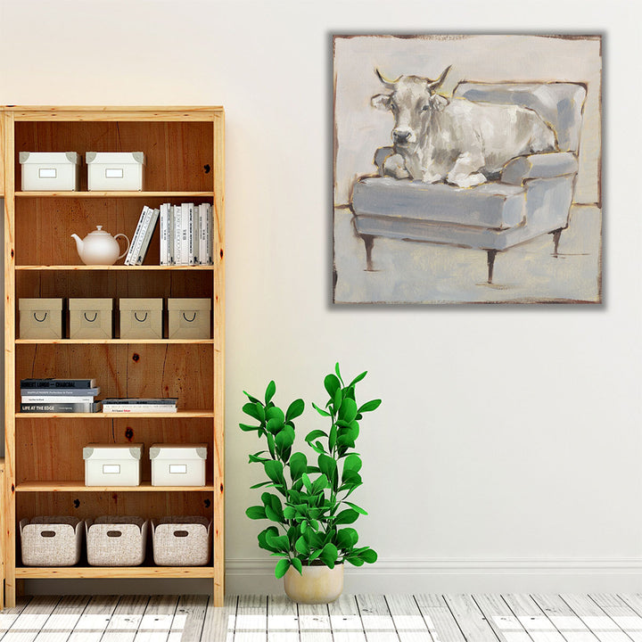 Moo-ving In III - Canvas Print Wall Art