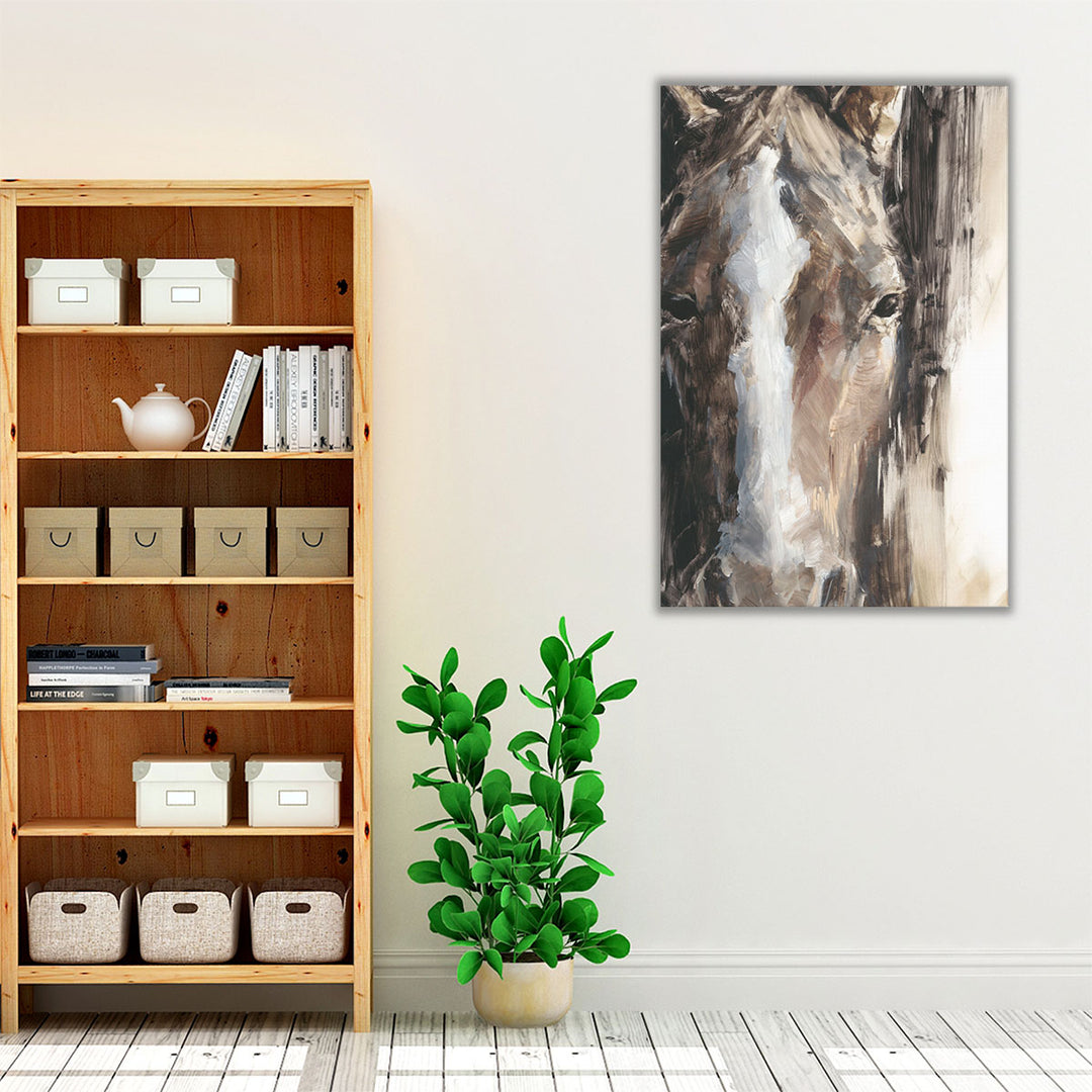 Cropped Equine Study II - Canvas Print Wall Art