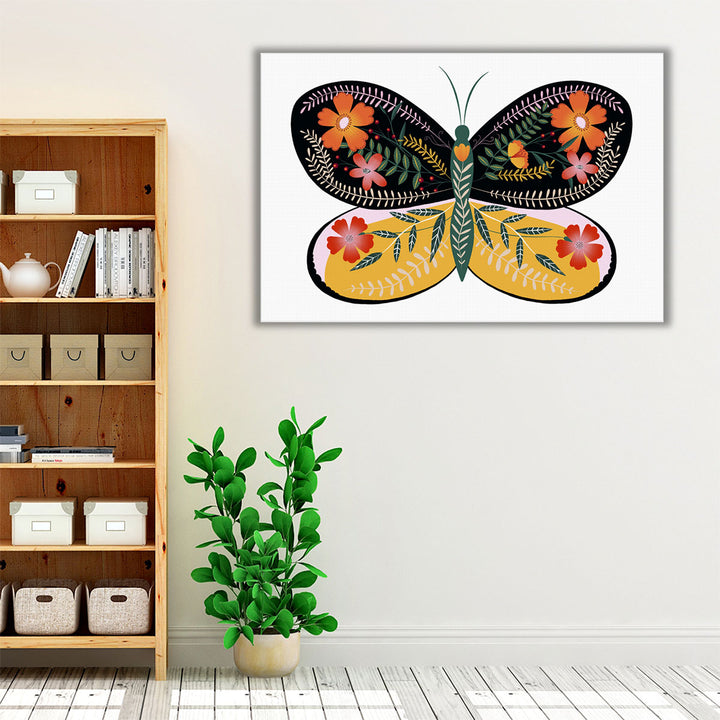 Butterfly Petals II - Canvas Print Wall Art