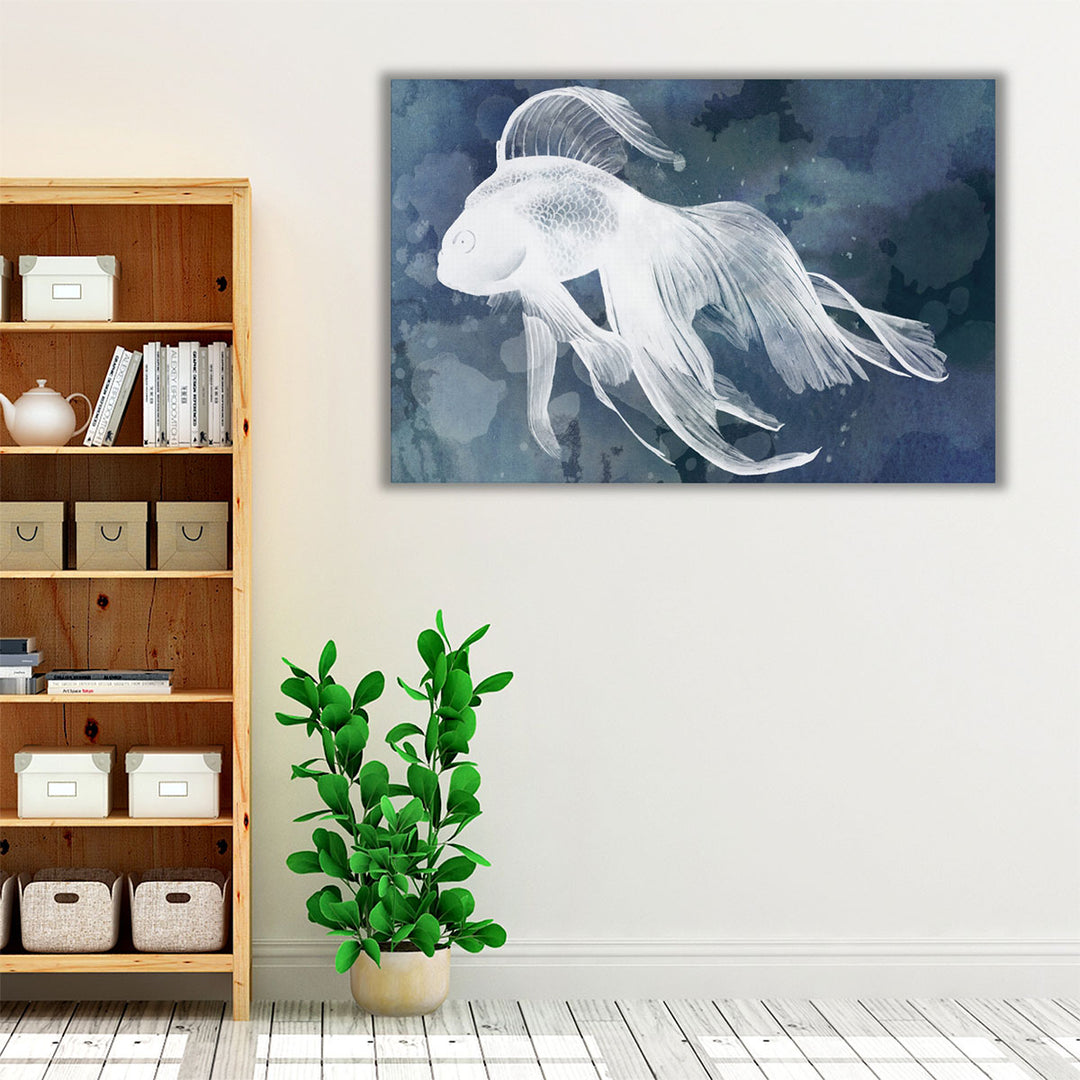 Indigo Fish I - Canvas Print Wall Art