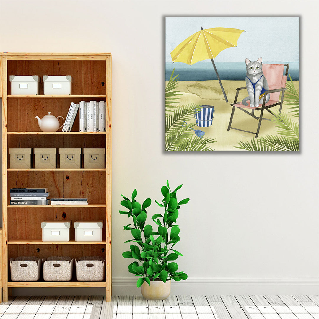 Coastal Kitties II - Canvas Print Wall Art