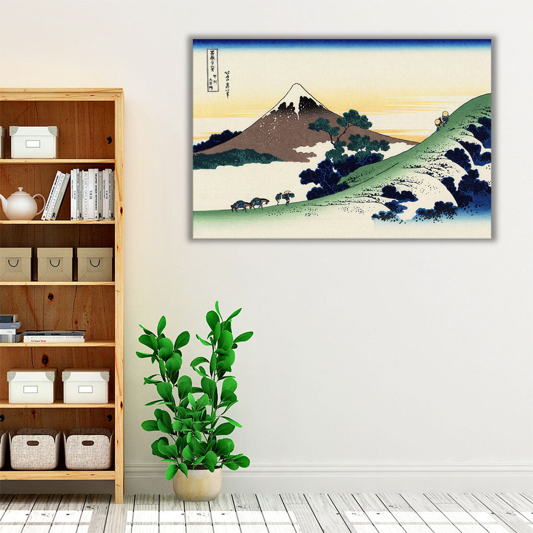 Inume Pass in The Kai Province - Canvas Print Wall Art