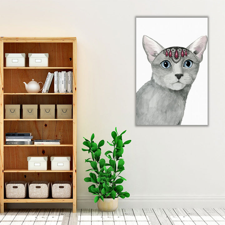 Downton Cat I - Canvas Print Wall Art