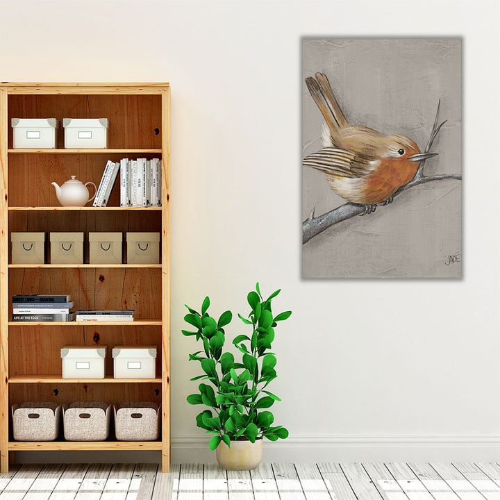 Winter Bird II - Canvas Print Wall Art